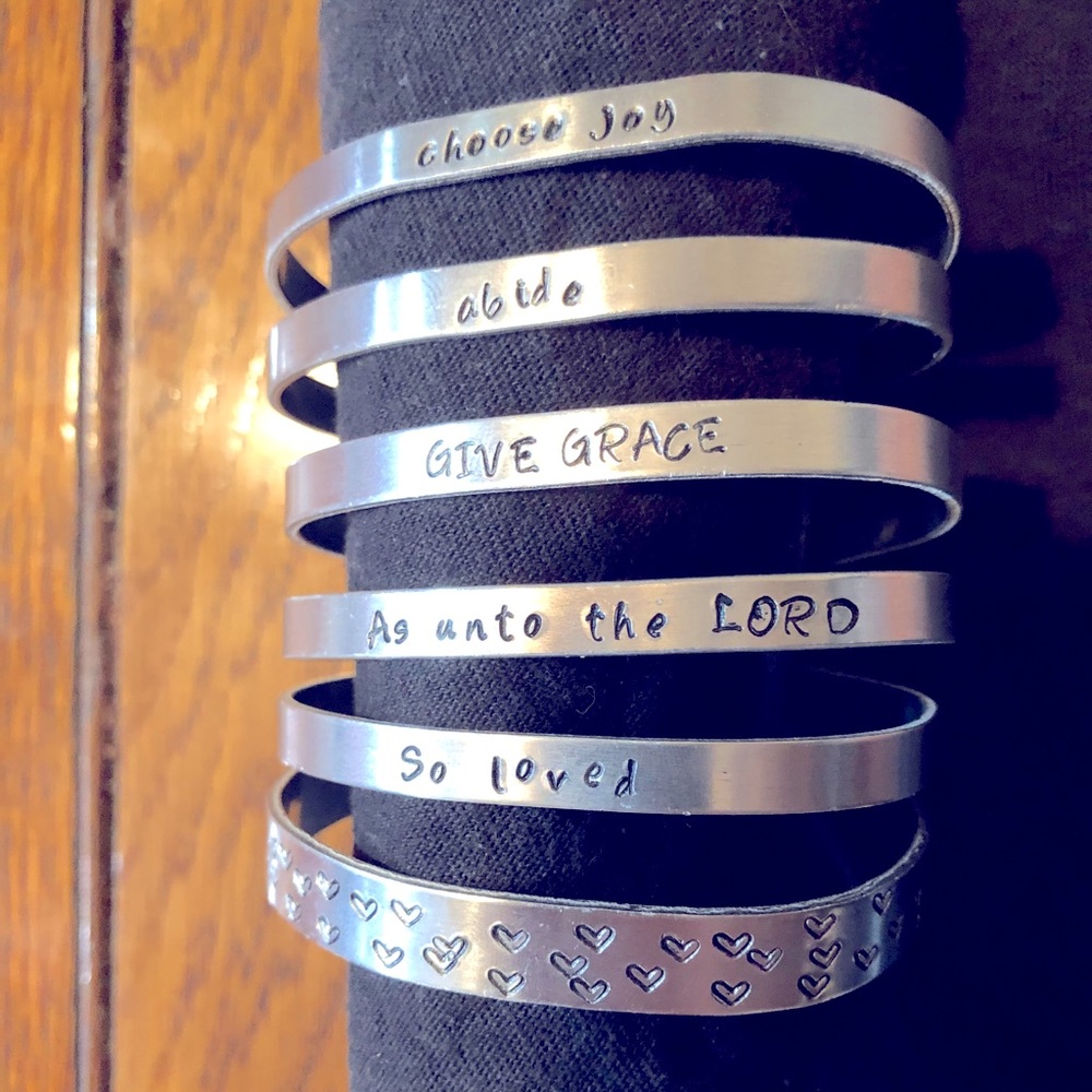 Beautiful metal bracelet bangles!